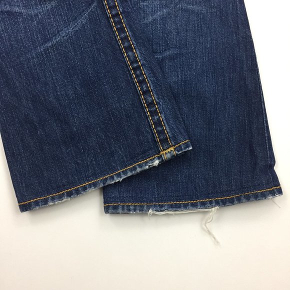 TRUE RELIGION Distressed Flare Leg Med Wash Jeans - Picture 13 of 13